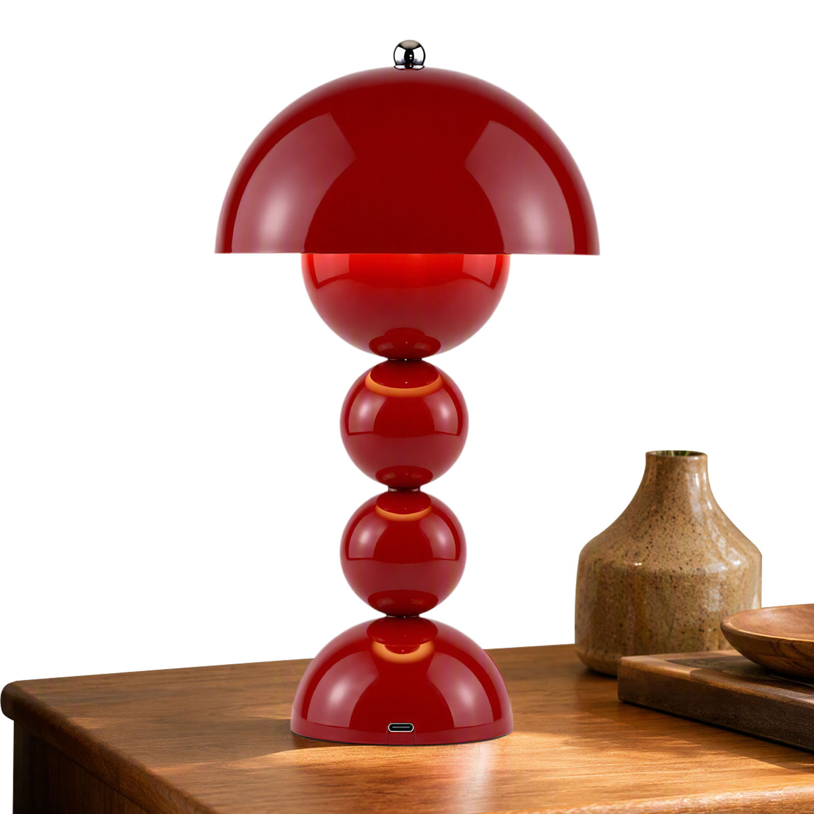 Lighting Decor Bedroom - Lampa stołowa w kształcie grzybka, z