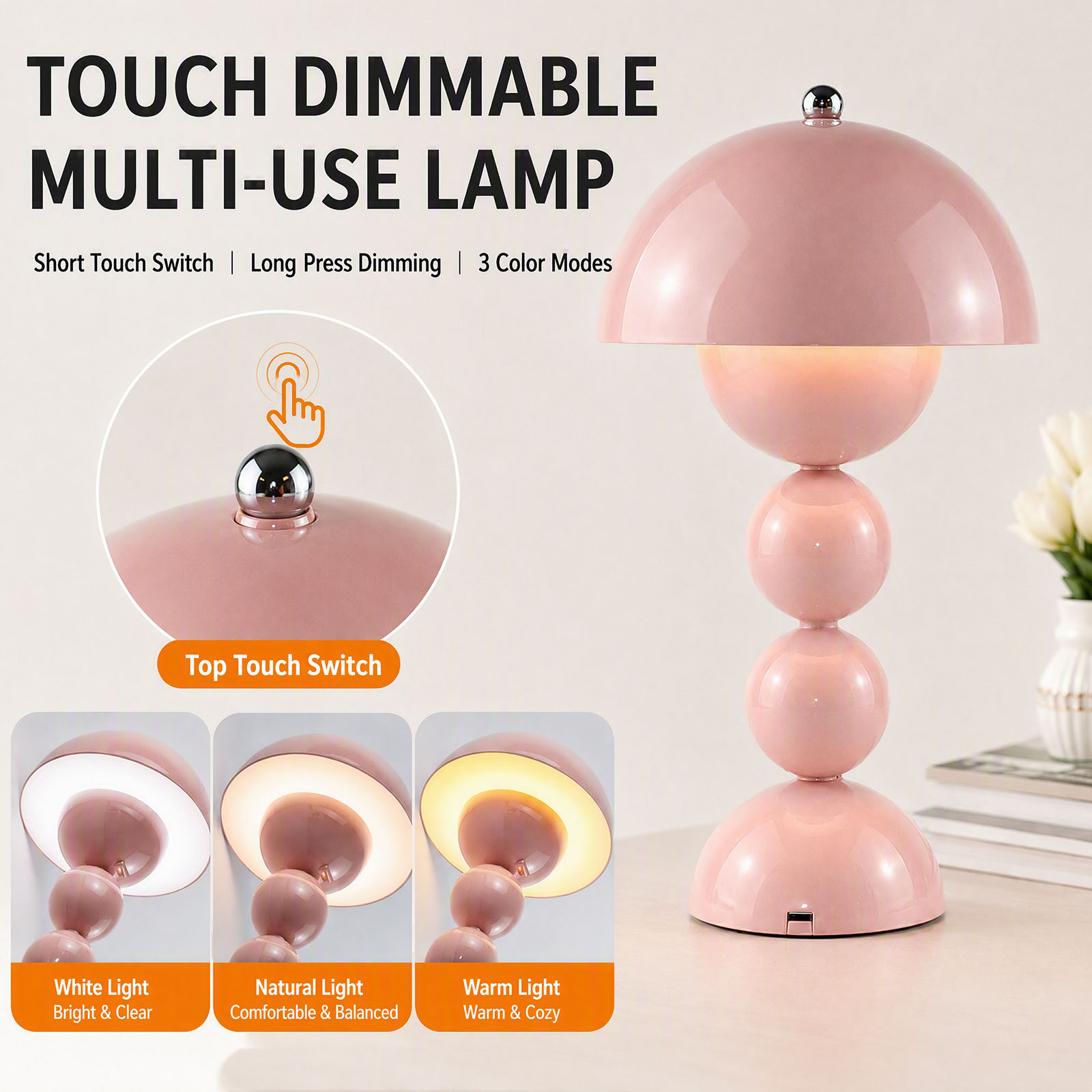 Lampa stołowa w stylu vintage, – Lighting Decor Bedroom recenzja i cena
