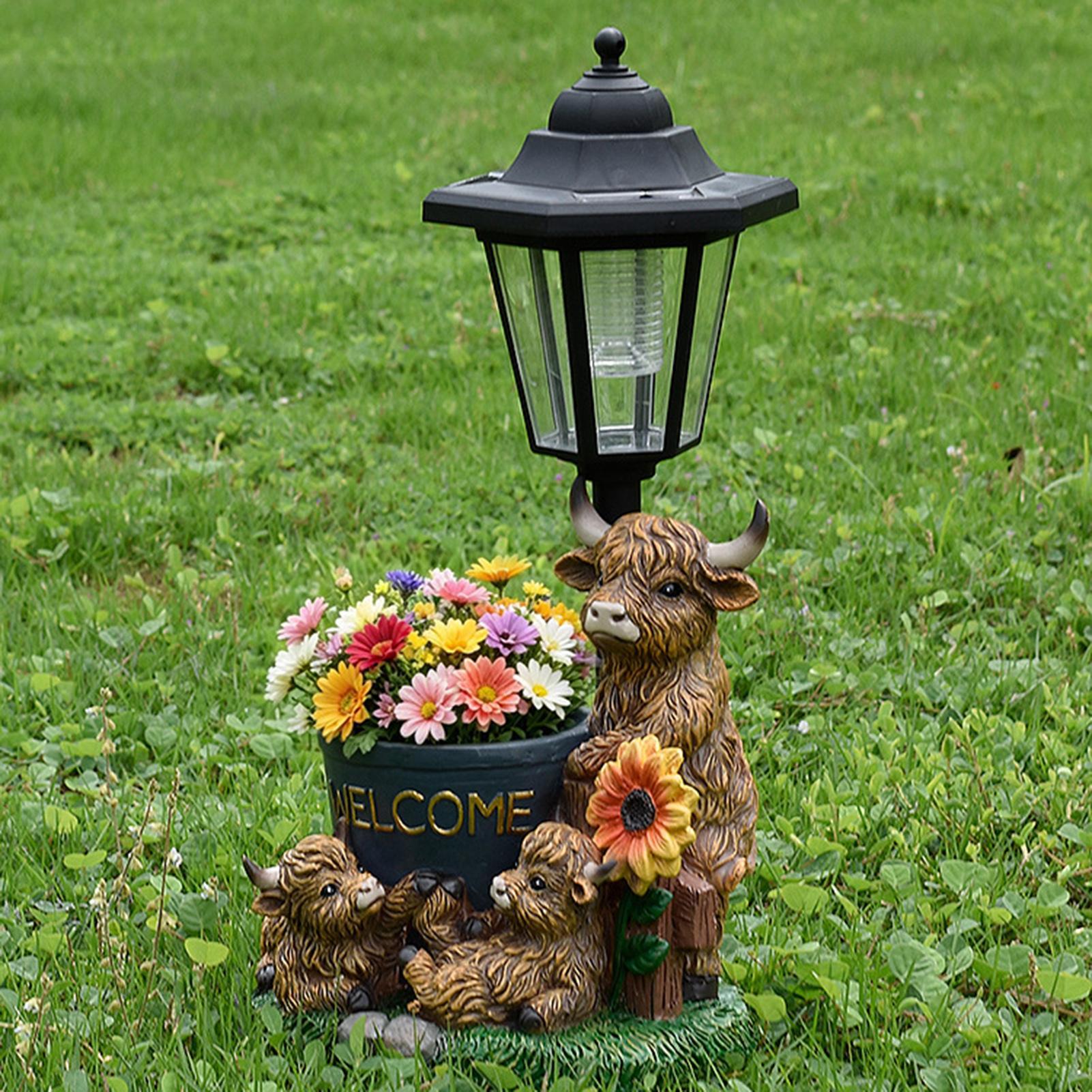 Dekoracyjna figurka krowy z ży – Up Lighting Decor recenzja i cena